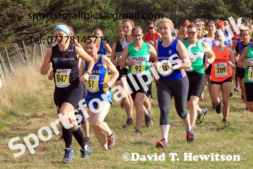 Senior womens 2022 NEHL Druridge Bay, Northumberland, Sunday, October 9th. Photo: David T. Hewitson/Sports for All Pics